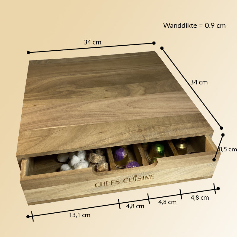 Porte-capsule avec tiroir