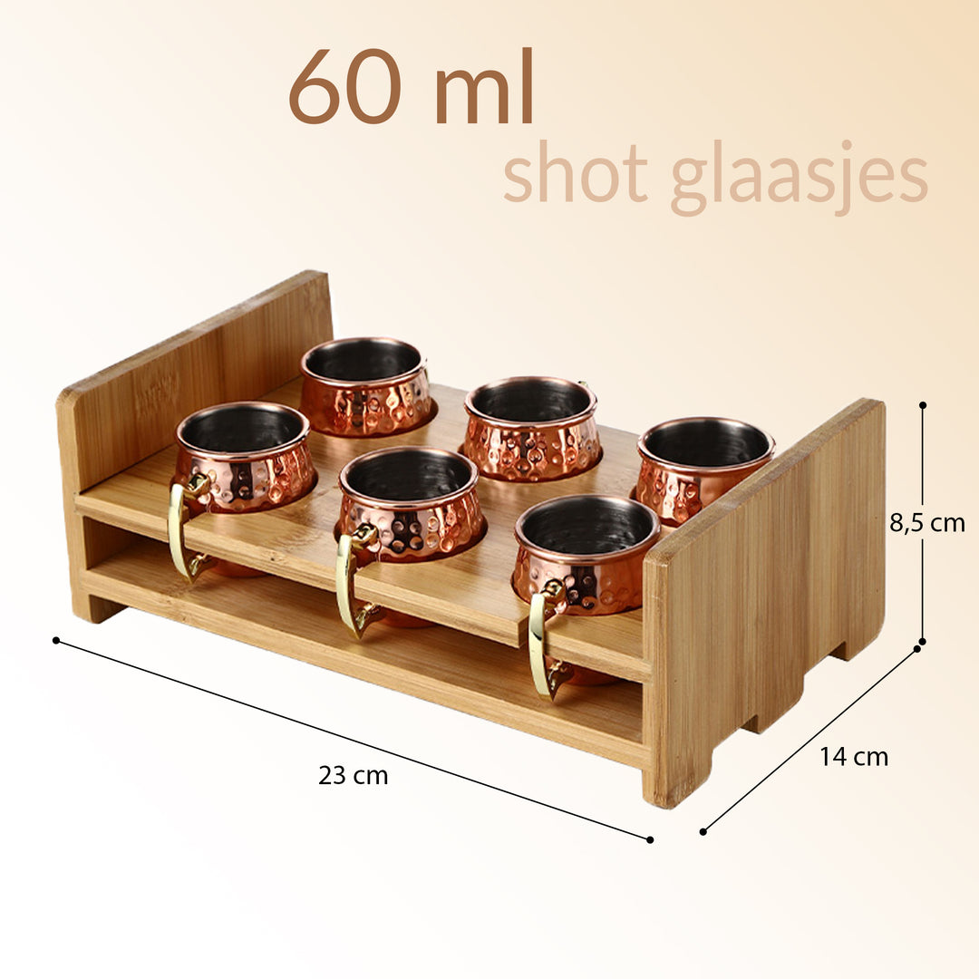 Mini Moscow Mule beker set