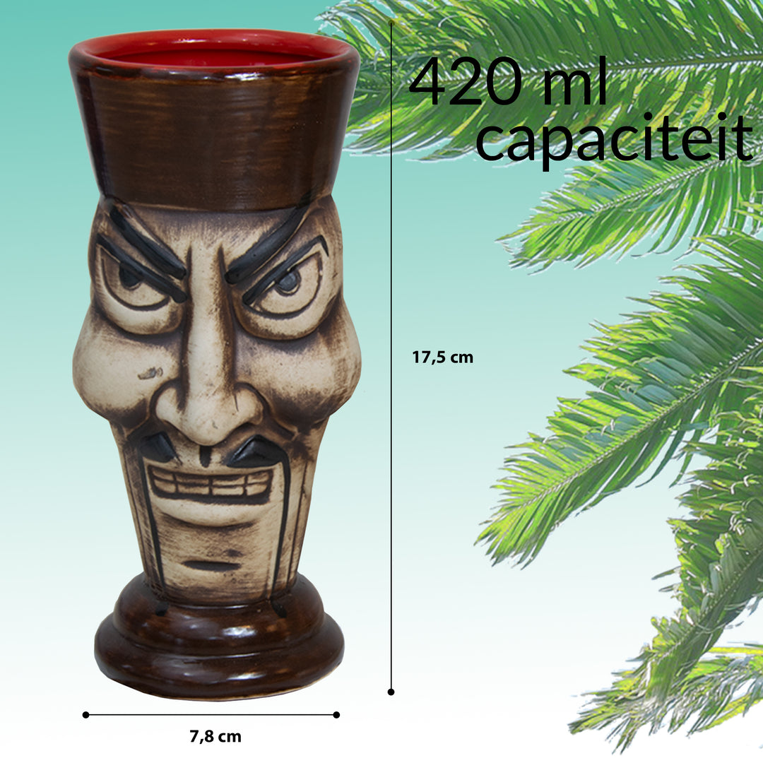 Tiki Cocktail glazen in Keramiek set 1