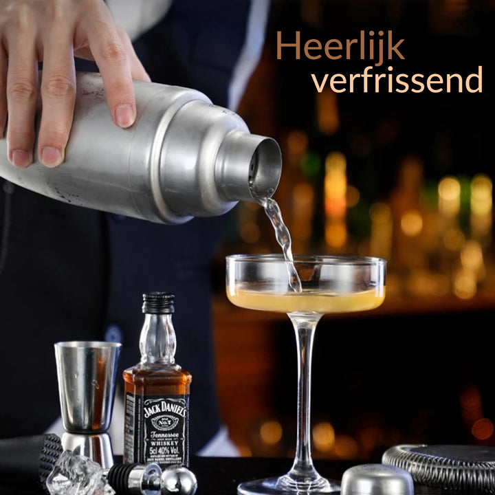 Luxe Cocktailset in Houder