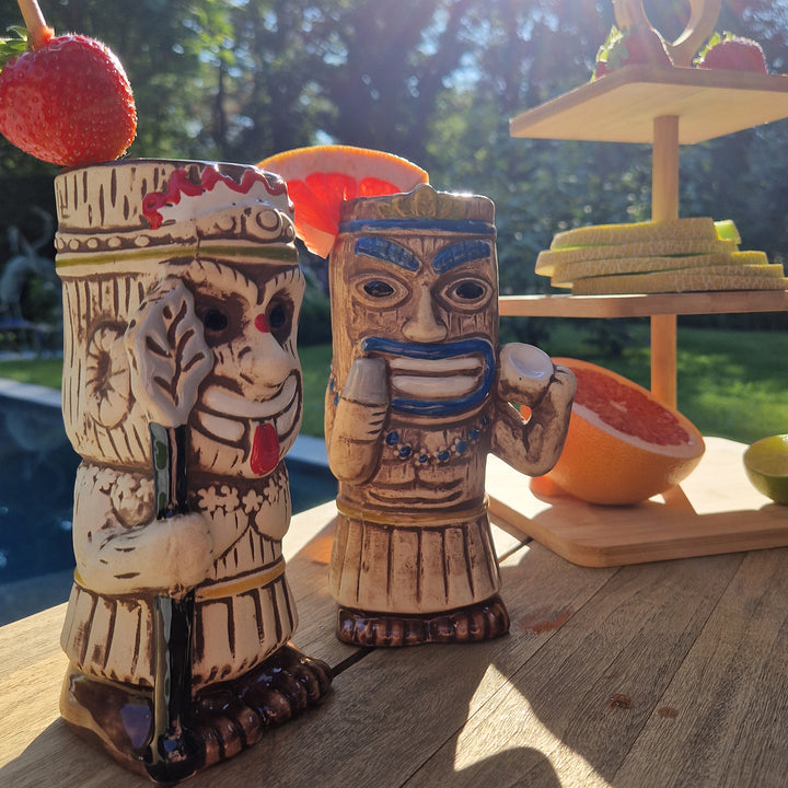 Tiki mugs