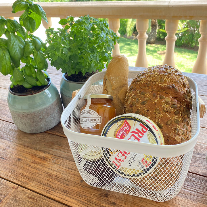 Fruit basket with handle